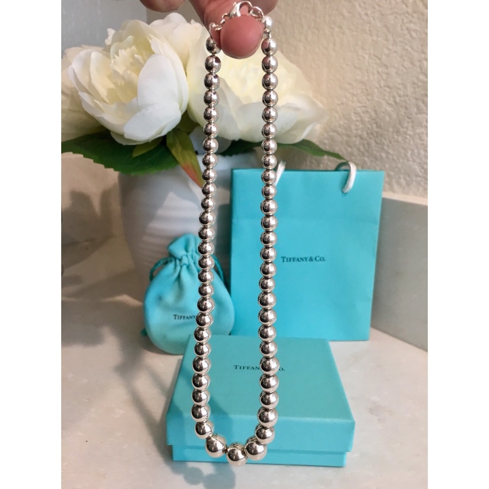 Tiffany and Co. Graduated Ball Necklace